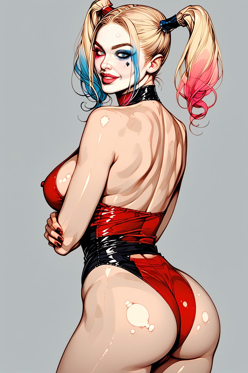 Armando Huerta Art Style, 웨이스트 샷, Plump Lips AI 포르노