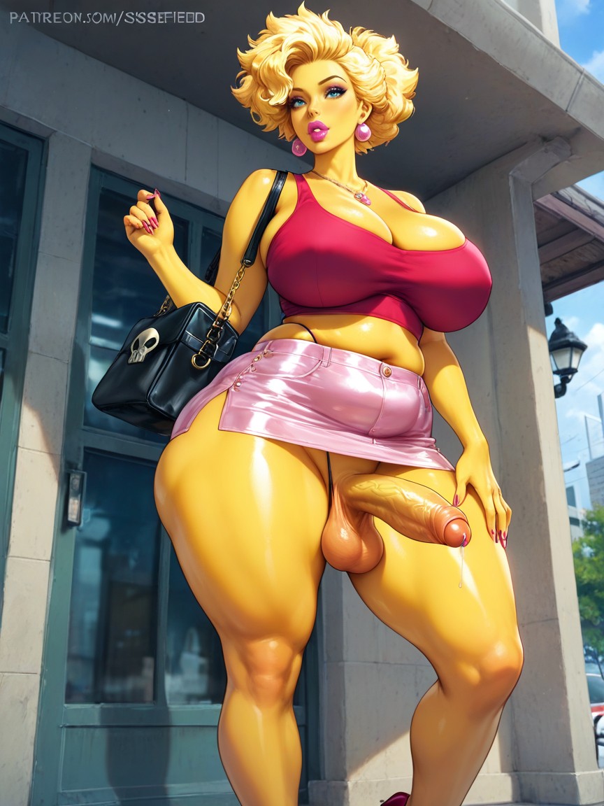 Standing In The Park, Highleg G-string, Precum KI Porno