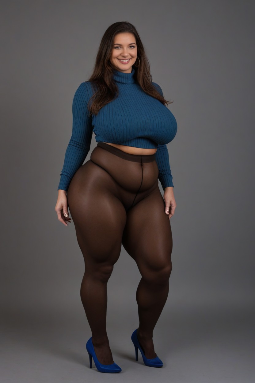 Saggy Stomach, Saggy Boobs, Thick Calf AI黃片