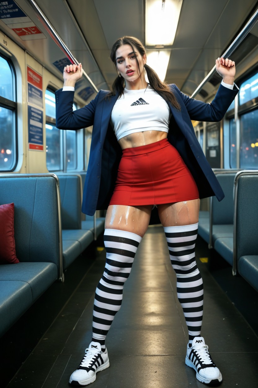 Woman, Thick Lips, 전신 AI 포르노