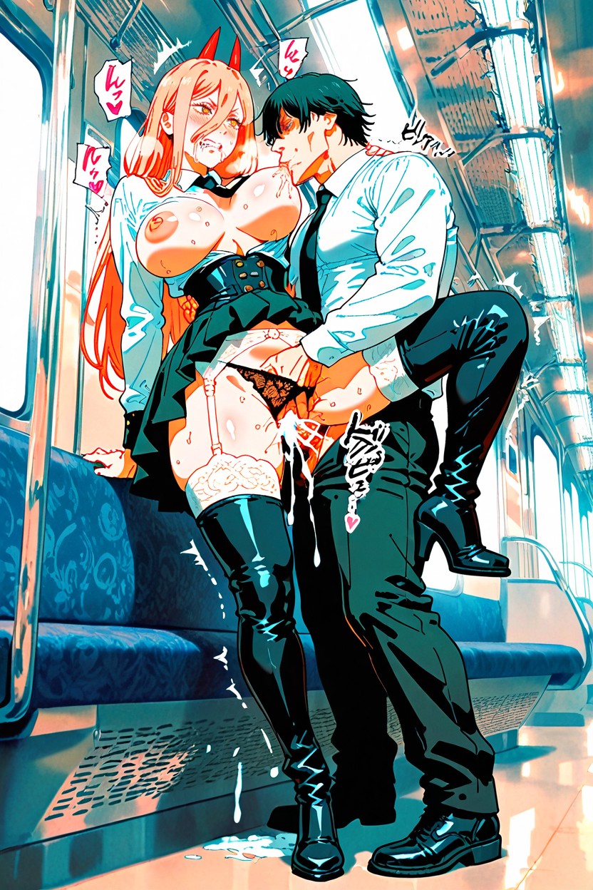 Blush, Squirting, Black Cuffsblack Suspenders With Corset AI黃片