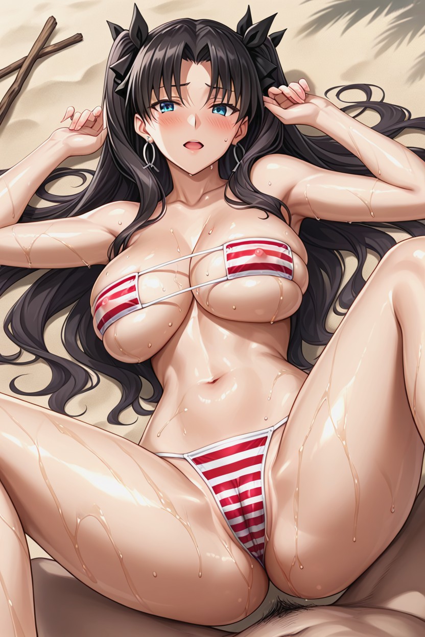 Erect Nipples, -tone Striped Bikini, Ass Focus AI黃片