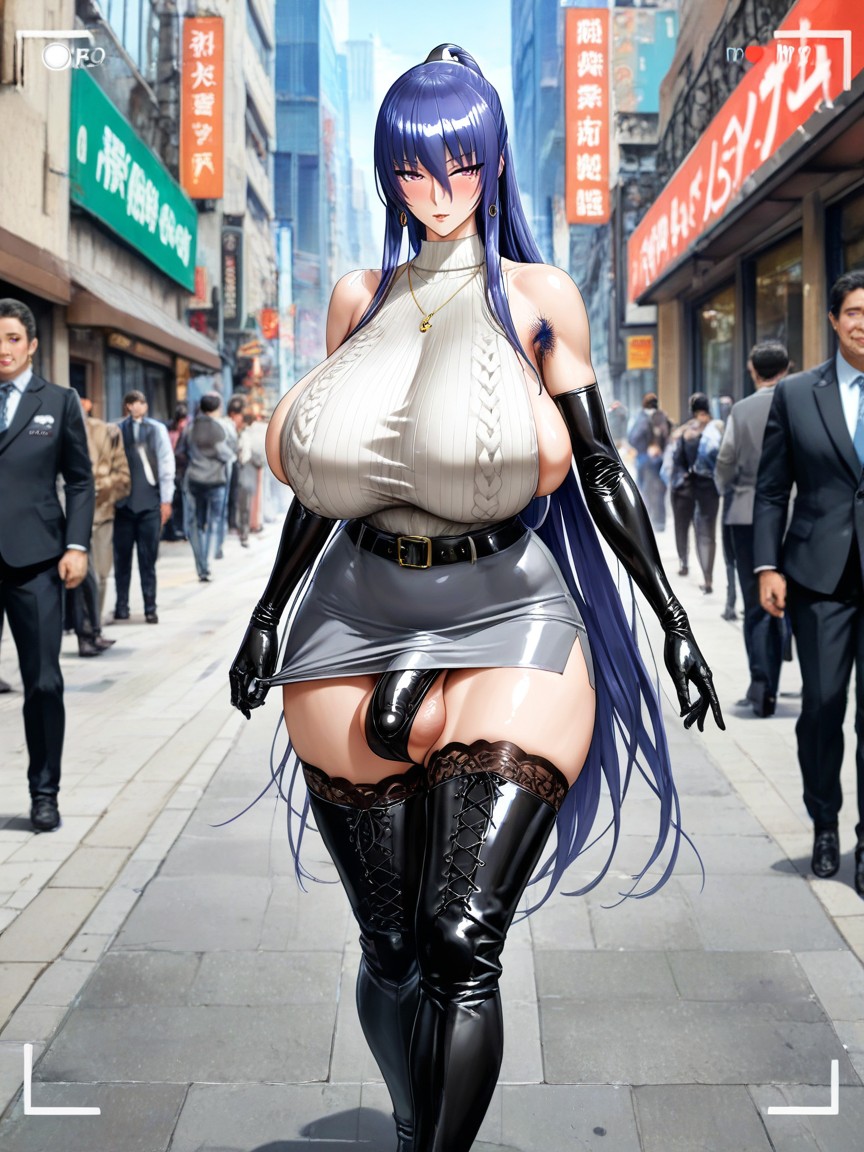 High Hemline, Gigantescas Tetas Perfectas, Right Foot Forward Porno IA