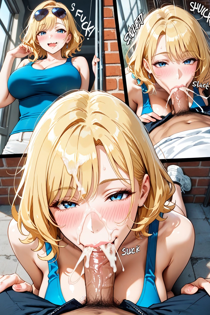 Blue Eyes, Tanga, De Arriba A Abajo Porno IA