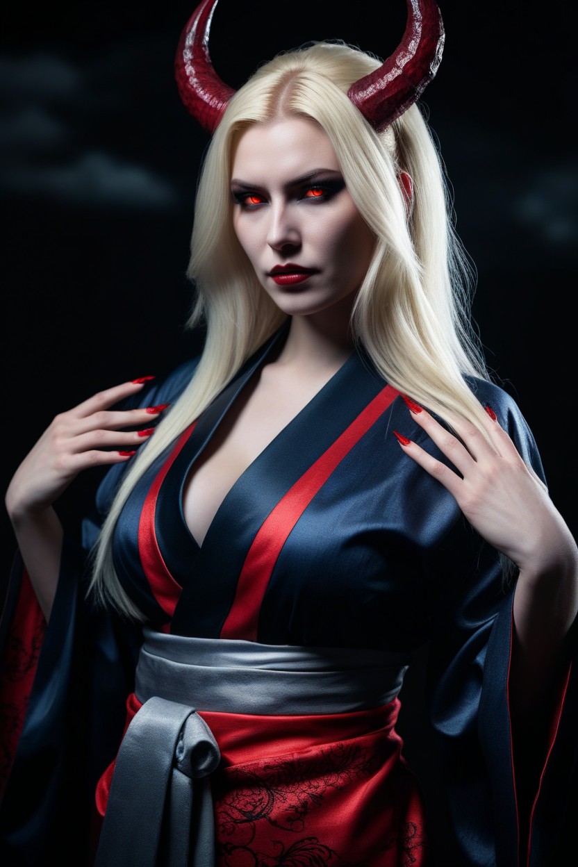 Cosplay, Black Hair, Contraluz Porno IA