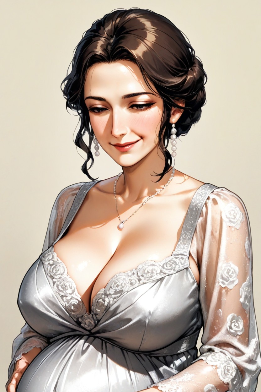 Delicate Facial Planes, Delicate Tonal Modeling, 헝가리인 AI 포르노
