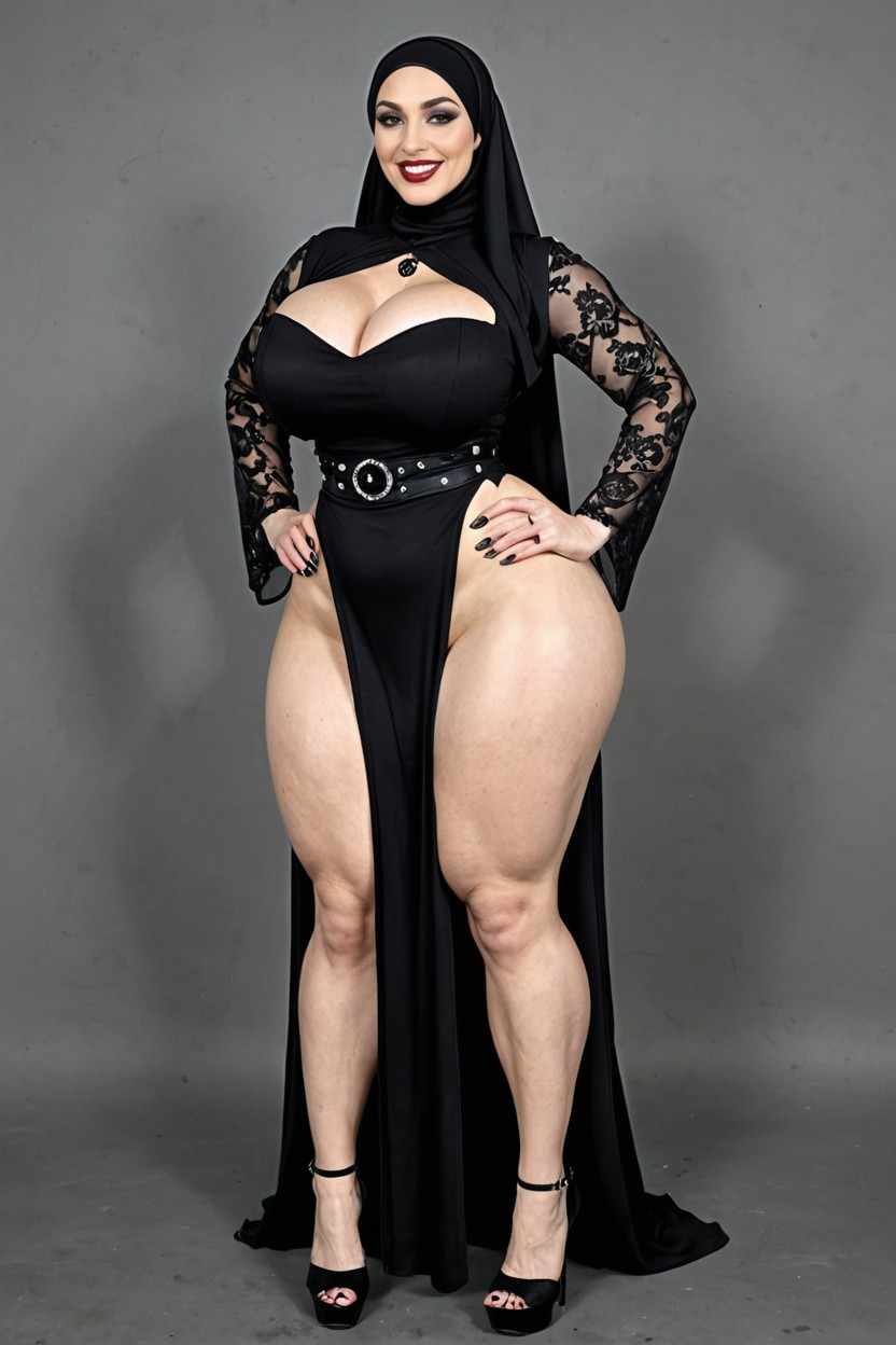 Perfect Hips, Hyper Thighs, Defined Jawline Nose She Has A AI Porn