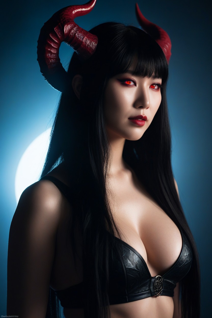 Twilight, Sadako Hairstyle, Black Hair Porno IA