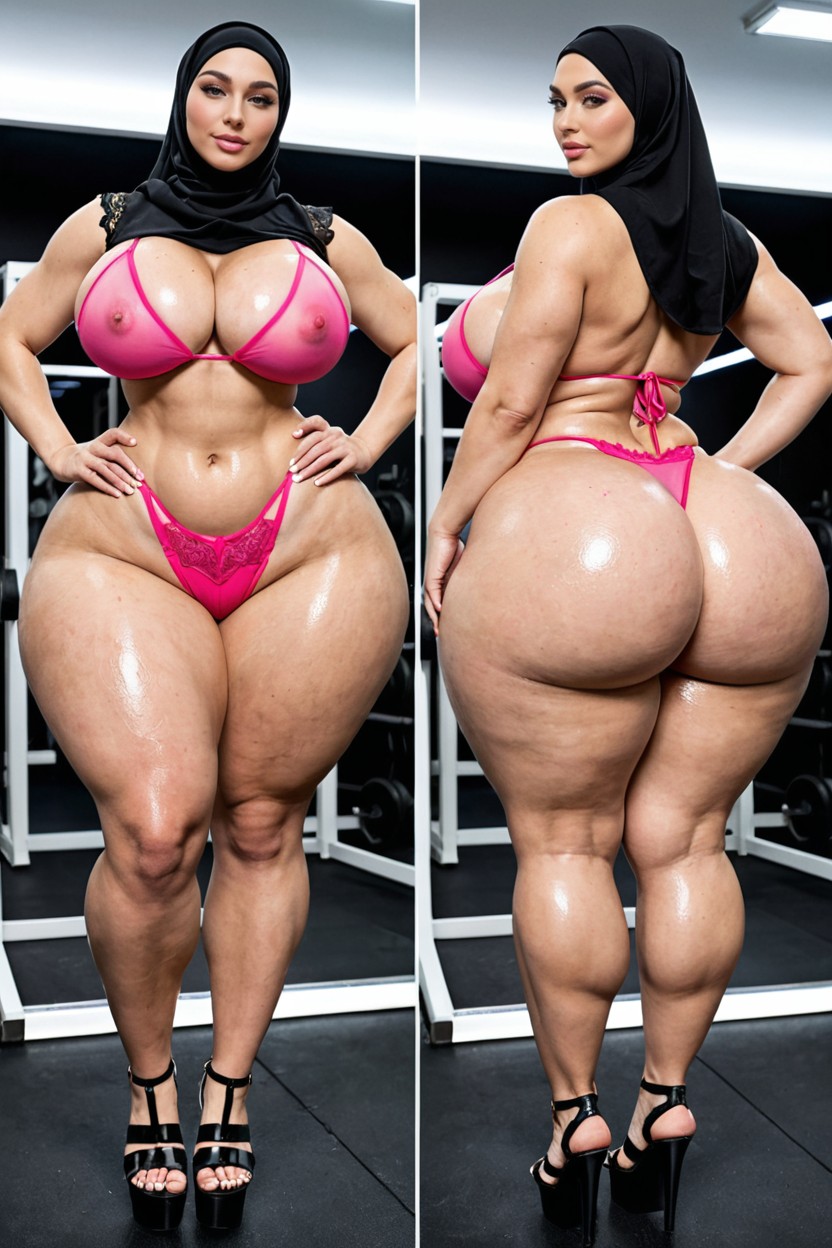 Big Grey Eyes, Gigantic Hips, Disproportionately Wide Hips Porno IA