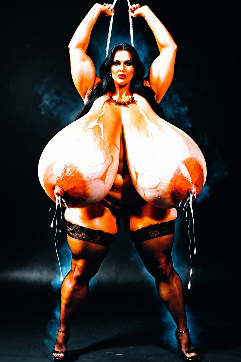 Massive Saggy Veiny Breasts, Giant Breasts, Giant Insane Massive Gigantic Breasts AI黃片