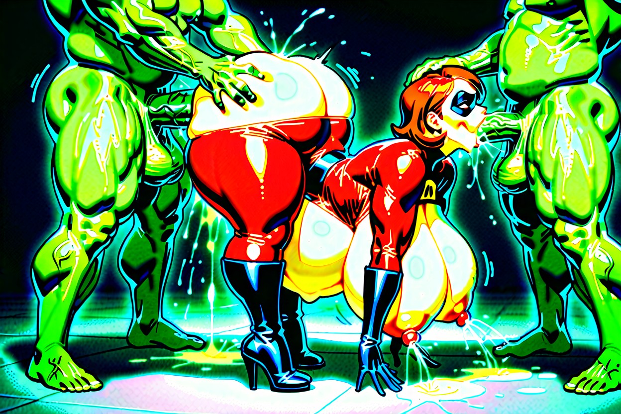 Helen Parr From The Incredibles, Hyper Fat Bbl, More Hyper Cocks AI Porn