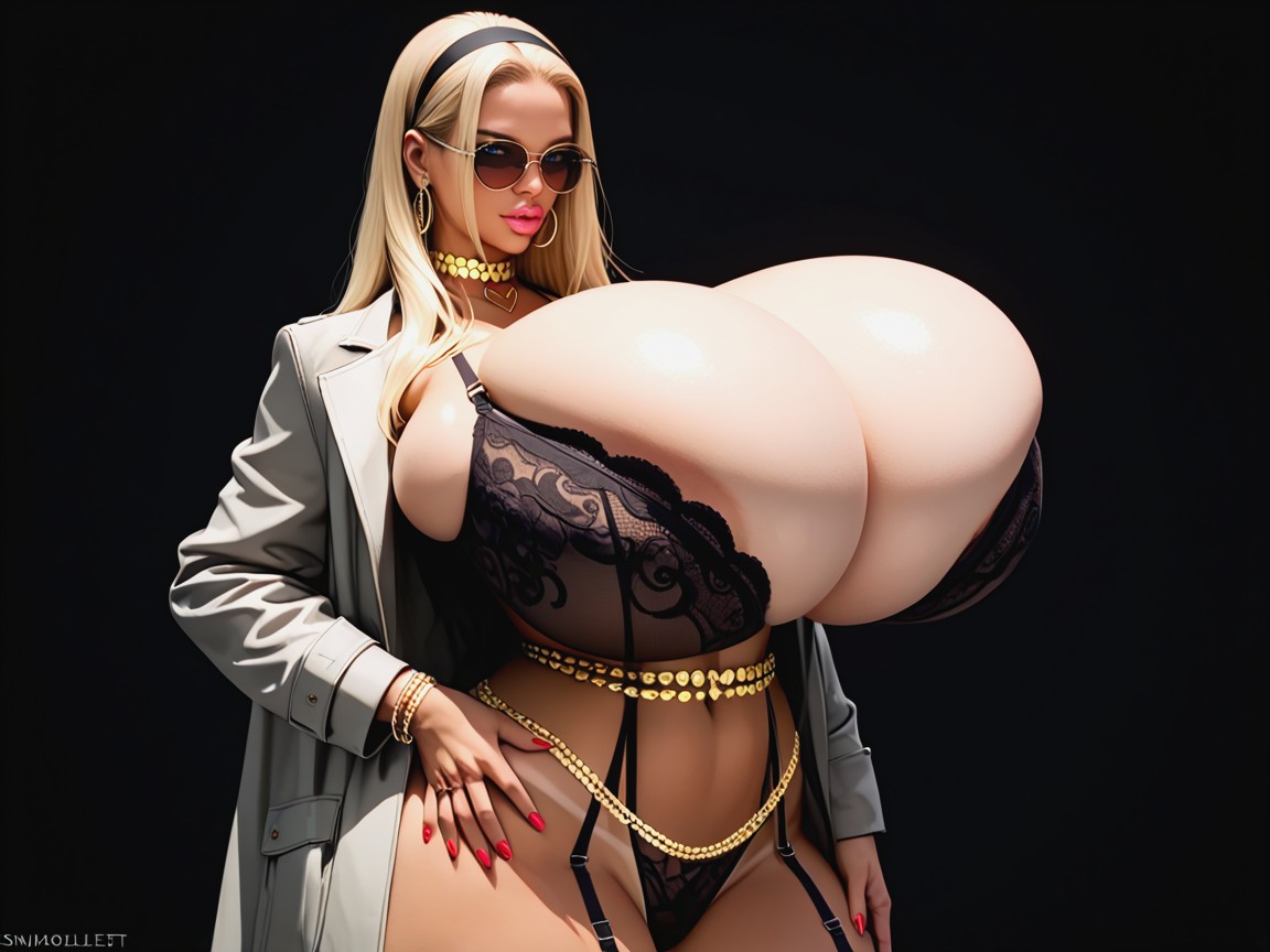 Fingers Under Butt, Golden Eyeshadow, 巨型乳房 AI黃片