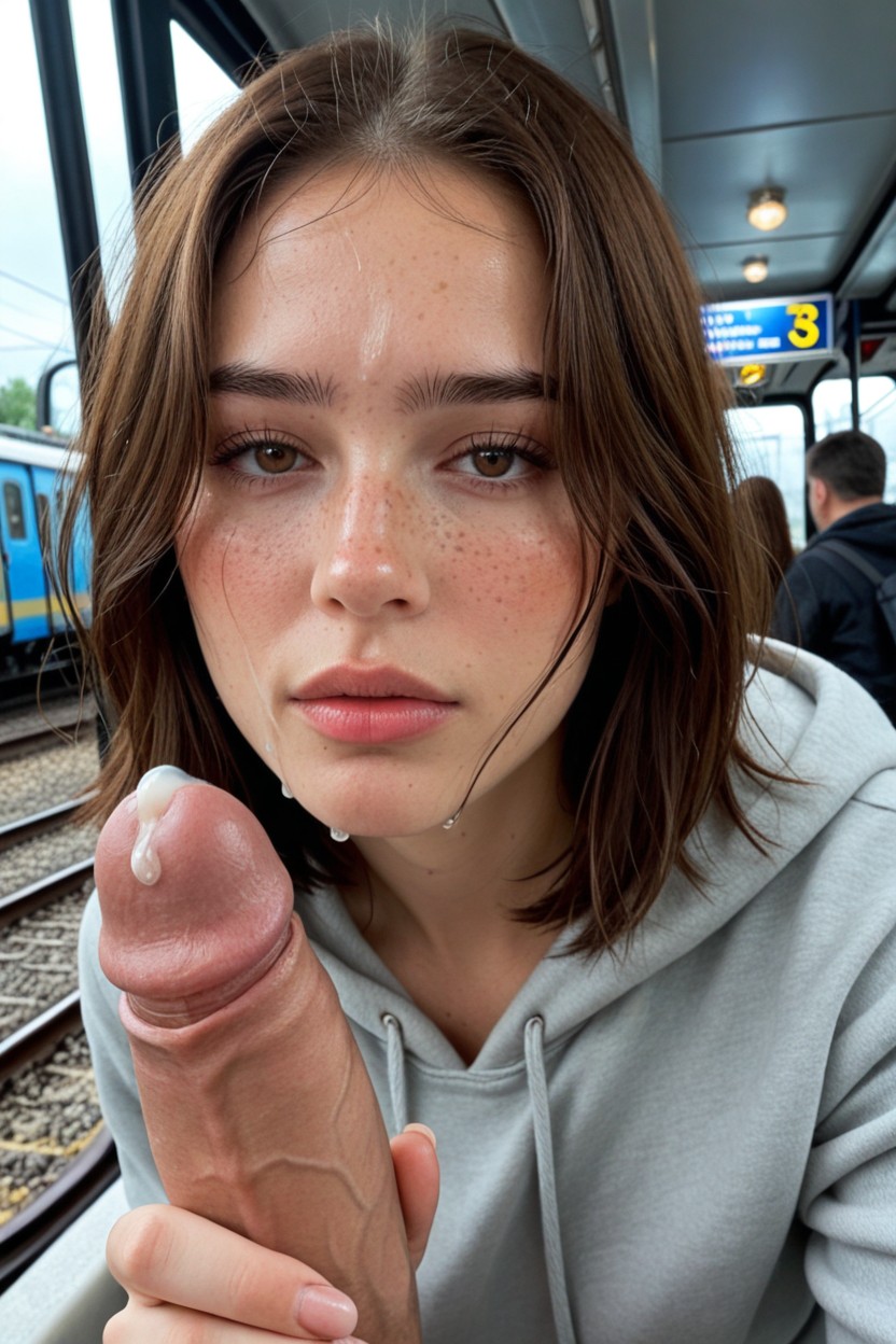 Raining, Award Winning Photo, Wet Hair AIポルノ
