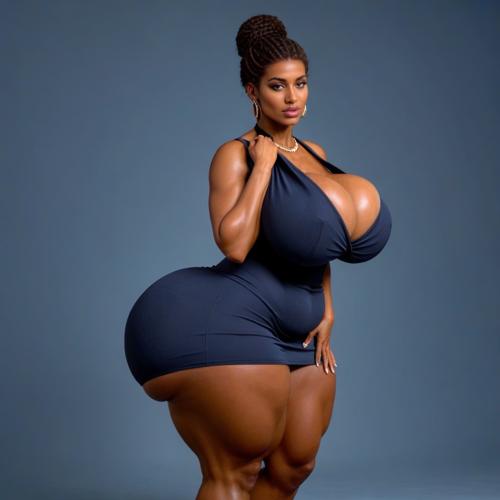 Massive Breasts, Heavy Breasts, Hips Wider Than Shoulders Porno IA