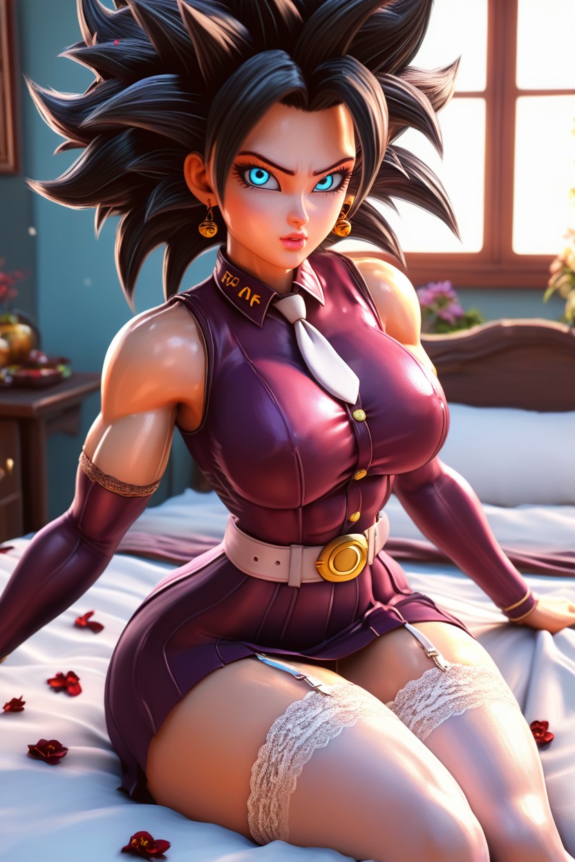Super Ass, Pouting Big Lips, Huge Natural Tits AI黃片