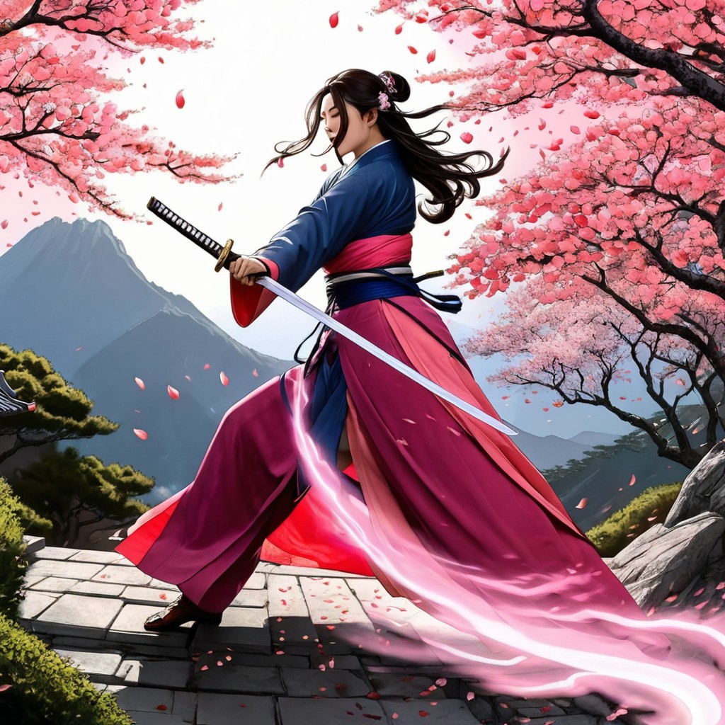 Cinematic Webtoon Aesthetic, Korean Murim Manhwa Style, Dynamic Motion AI黃片