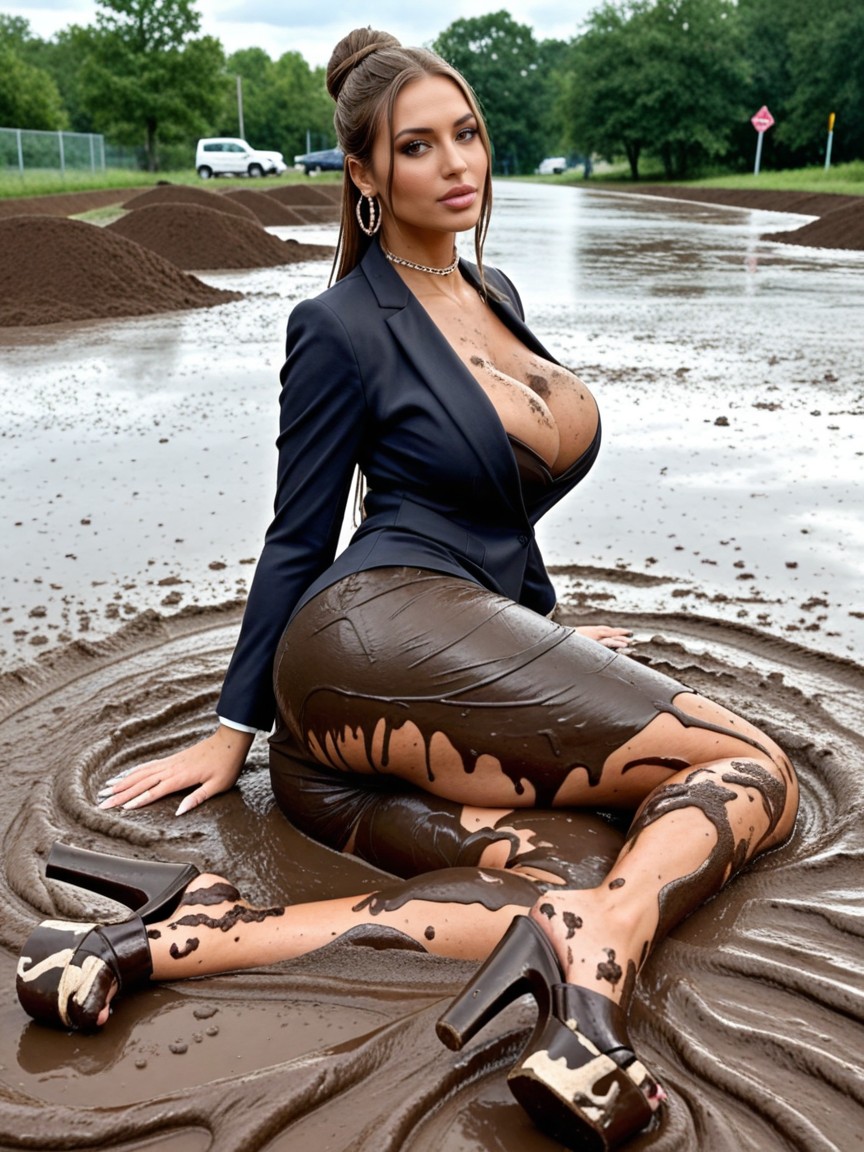 Raining, Hazel Eyes, So Smarty And So Sexy AI Porn