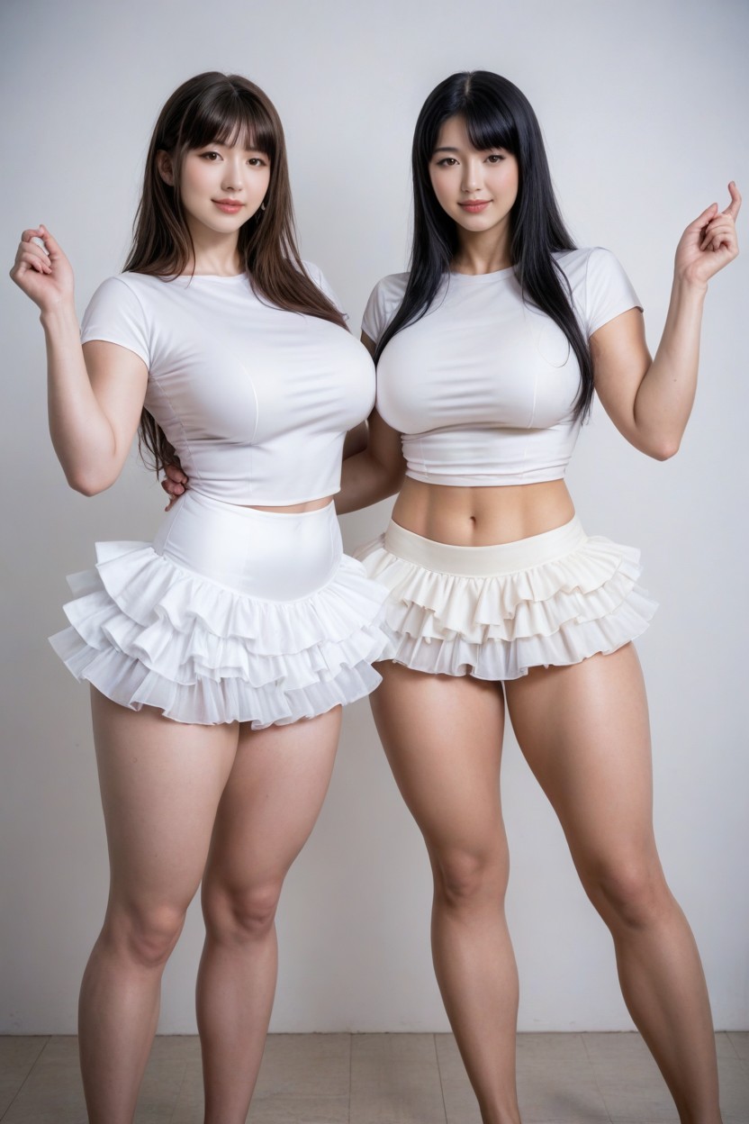 Incredibly Pale Skins, Long Legs Fingers, Straight Noses AI黃片