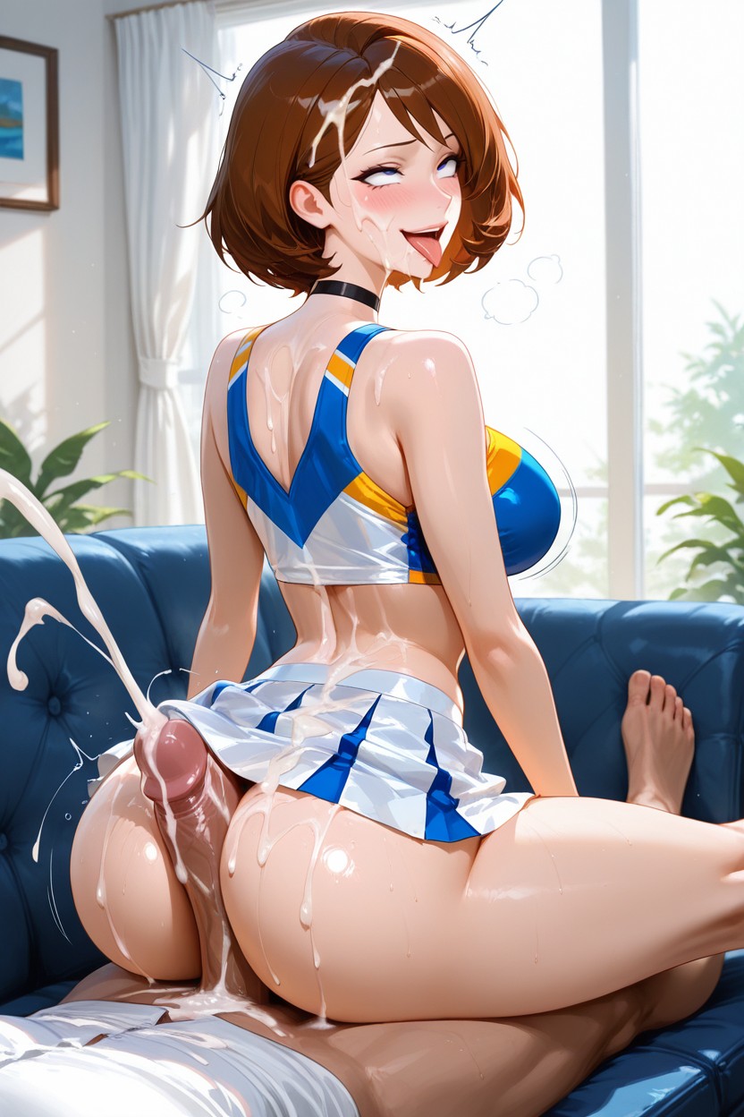 Ass Job, 吐舌头, Long Cock AI黄片