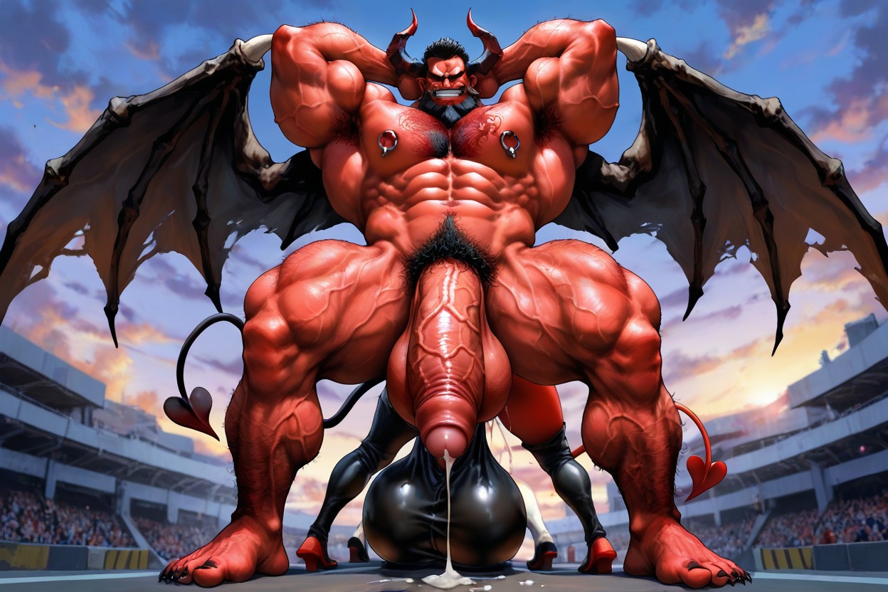 Huge Legs, Dynamic Action, Pose De Jack O' Lantern Porno IA