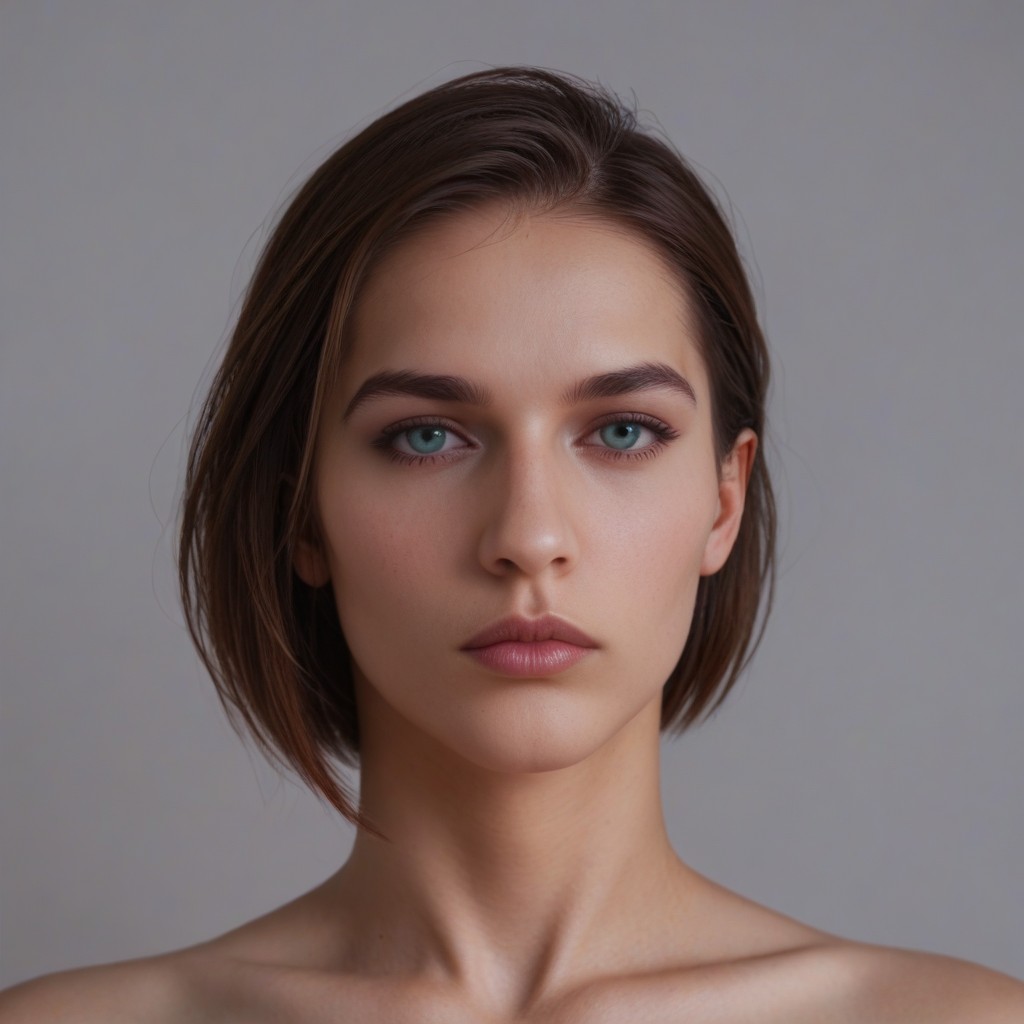 Jill Valentine's Hairstyle, 18+, Delicately Thinner Upper Lip AI 포르노
