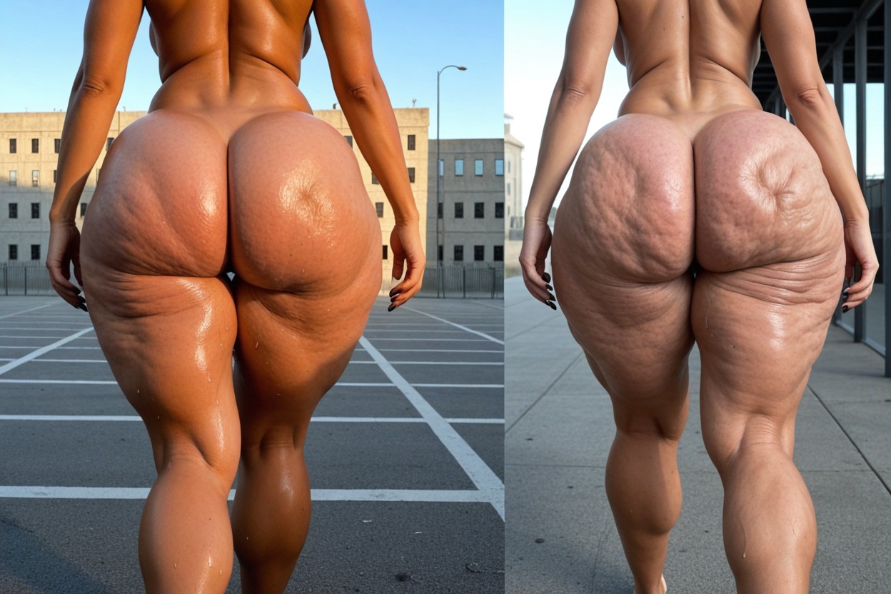 No Face, Prison Building, Thighs Focus AI Porn