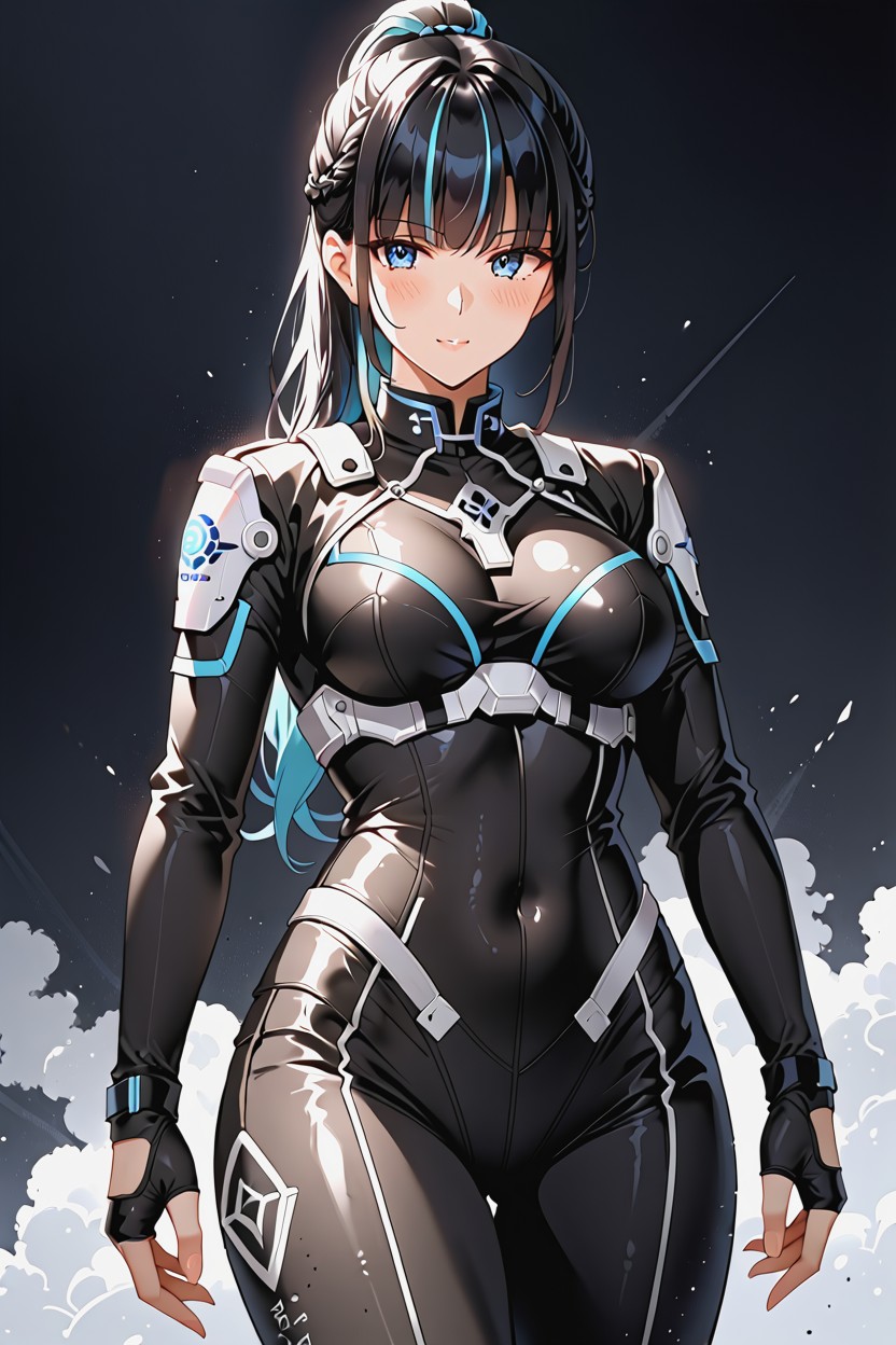 Solo, Nsfw, Form-fitting Outfit AI 포르노
