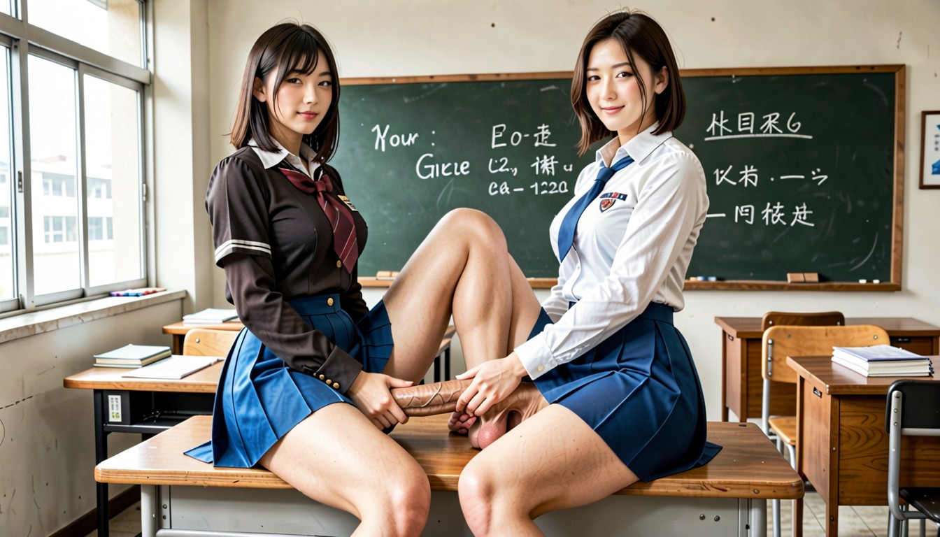Professor, Espesso, Sala De Aula Pornografia de IA