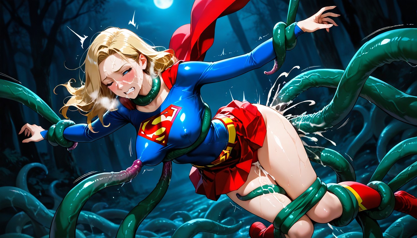 Tentacles Wrap Around Body, 正常, Grappling AI黃片
