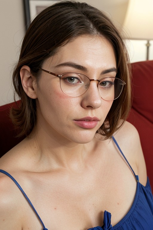 A High-definition, Dark-skinned, Wearing Black Pornografia de IA