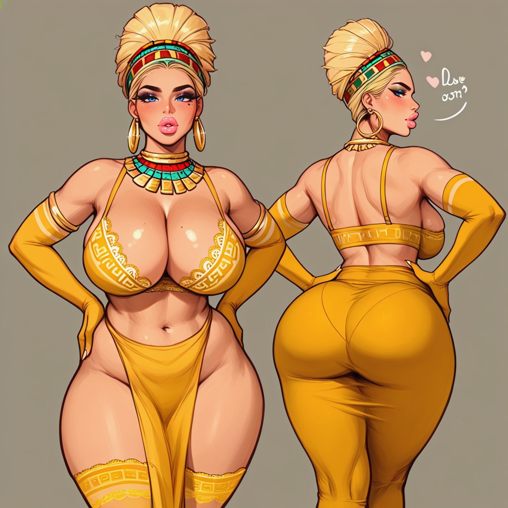 Plump Lips, Standing, Sound Effects AI黄片