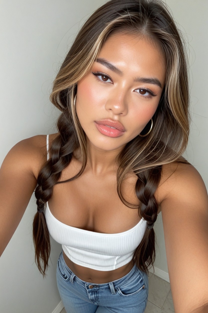 トップダウン, かわいい, Wide-angle Photo Qualityasian AIポルノ