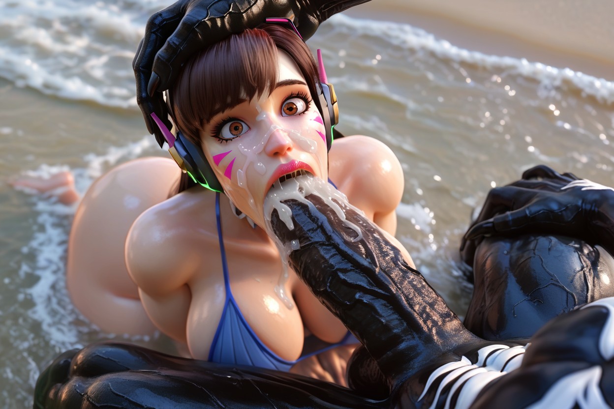 Cum Dripping From Mouth, 主観視点, Dick On Mouth AIポルノ