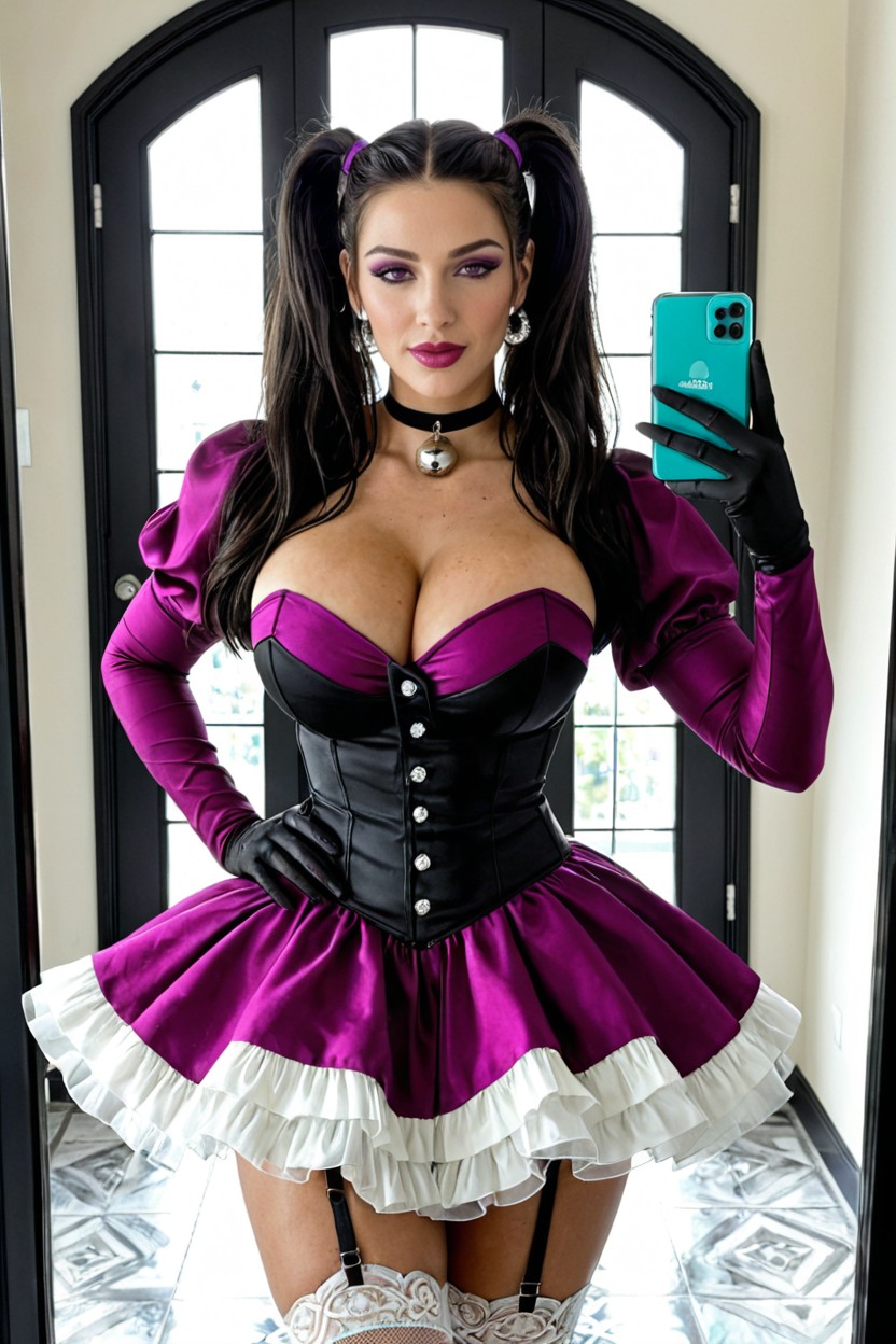 Replaced By A Smooth, Contemporary Italian Villa Filled With Floor-to-ceiling Glass Windows And White Marble Floors Her Appearance Is Immaculate, Blank Happiness Her Skin Is A Flawless AI Porn