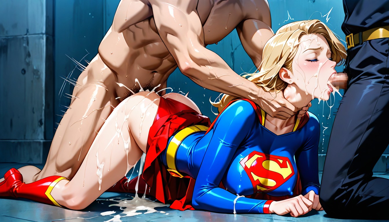 Ultra High Detail, Cum On Hair, Motion Lines Porno IA