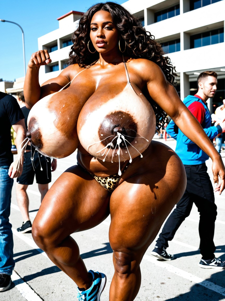 Hyper Wide Hips, Hyper Colossal Breast, Ultra Wide Hips AI 포르노