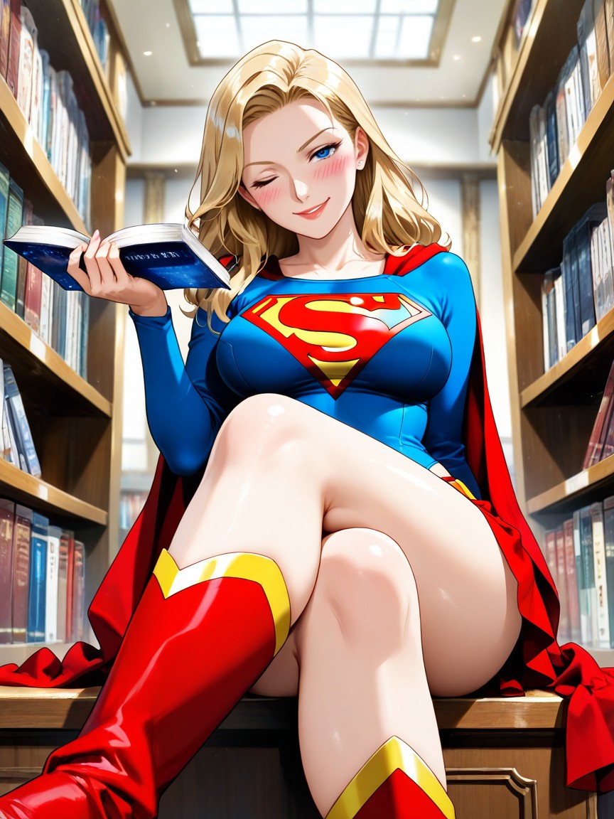 Japan Anime Art Style, Blue Eyes, Yellow Belt Porno IA