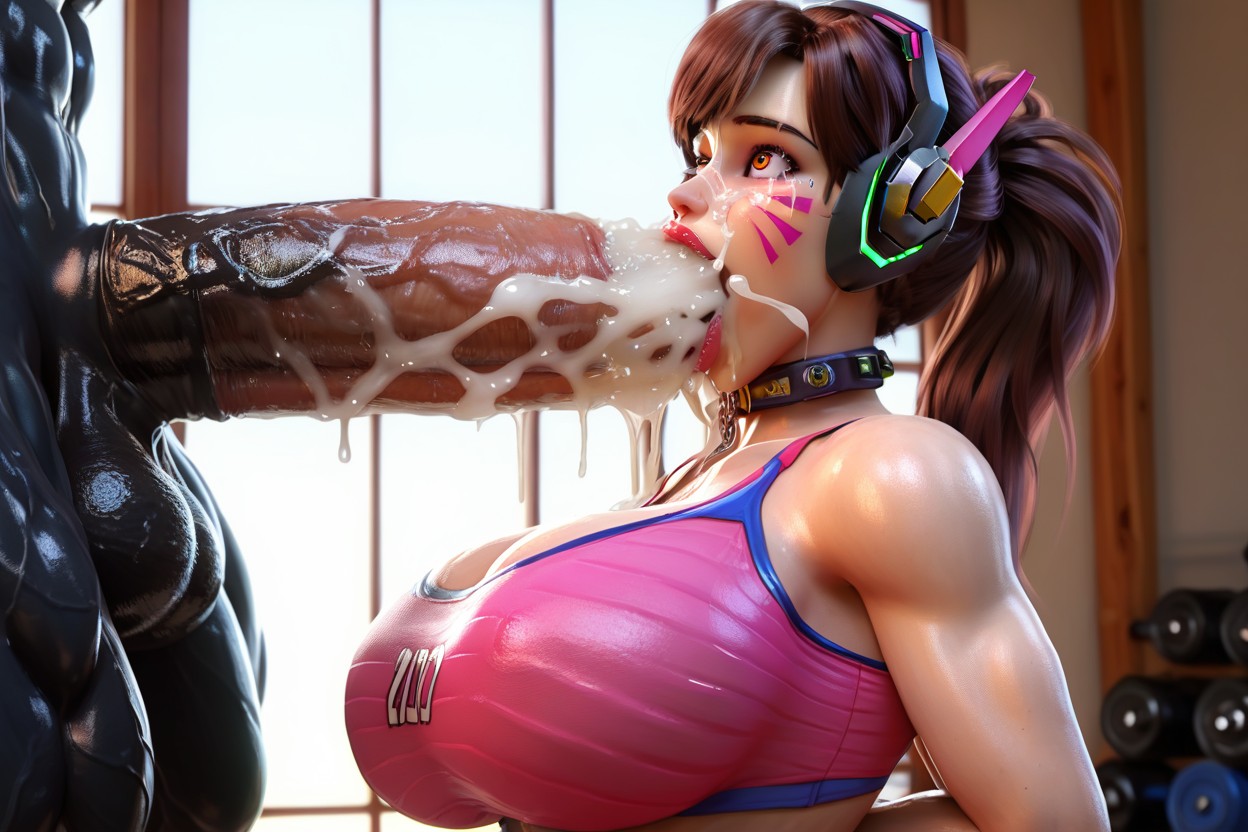 Dva Deepthroating Black Venom, Hdr, Head Grabbed Porno IA