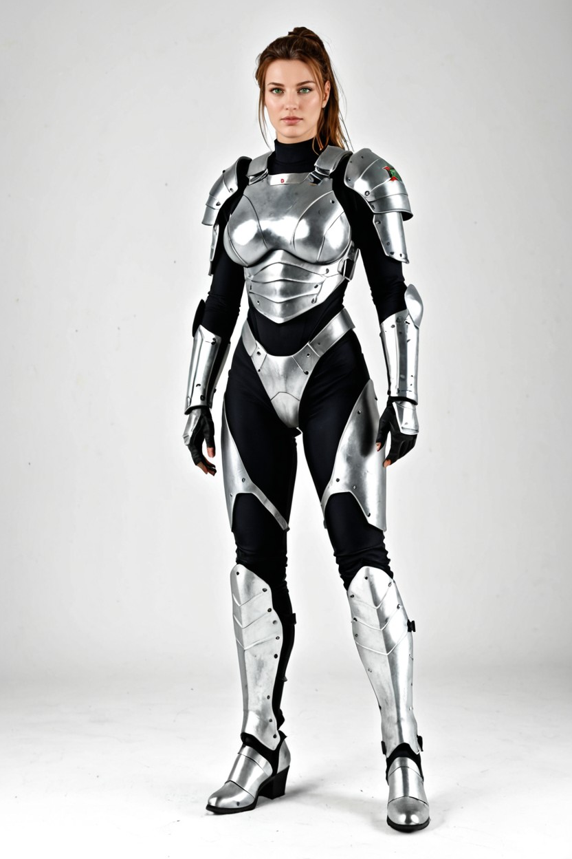 Slavic, Armored Pants, Front View AI Porn