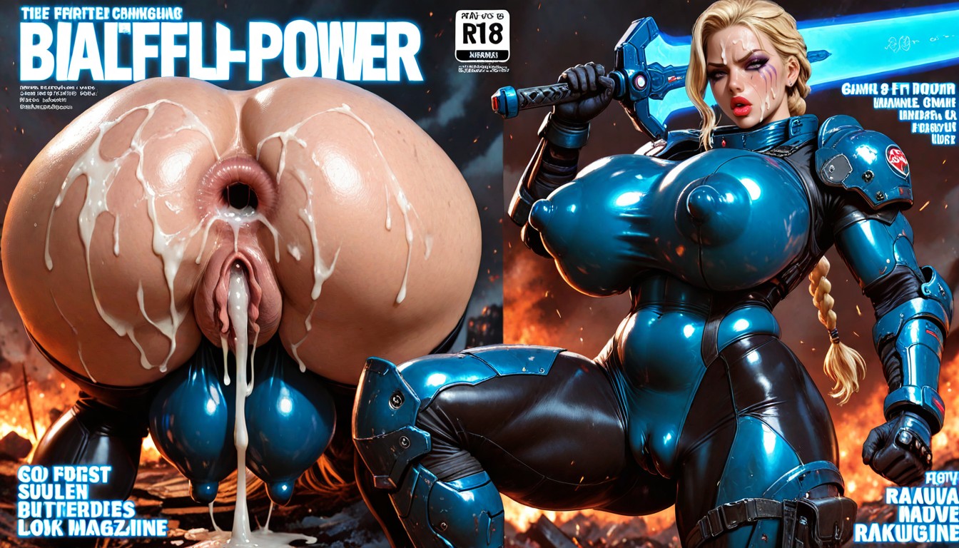 Piercing En El Clítoris, Fit, Coño De Gran Tamaño Porno IA