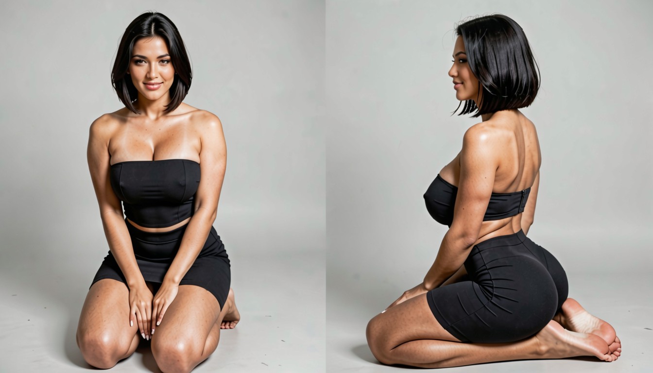 Gorgeous, Full Body Shot, Photo D'identité Porno IA