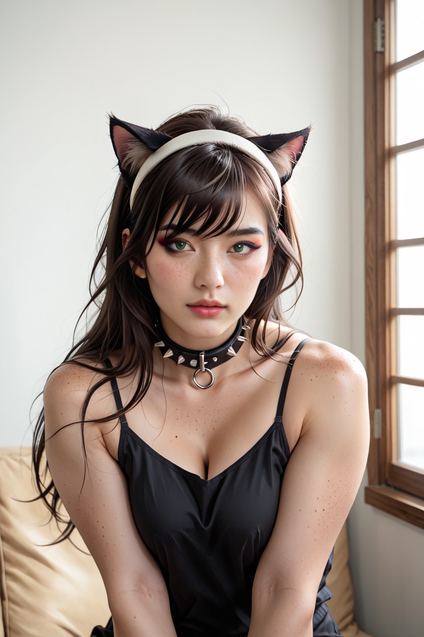Black Camisole, Pale Eyes, 18+ AI Porn