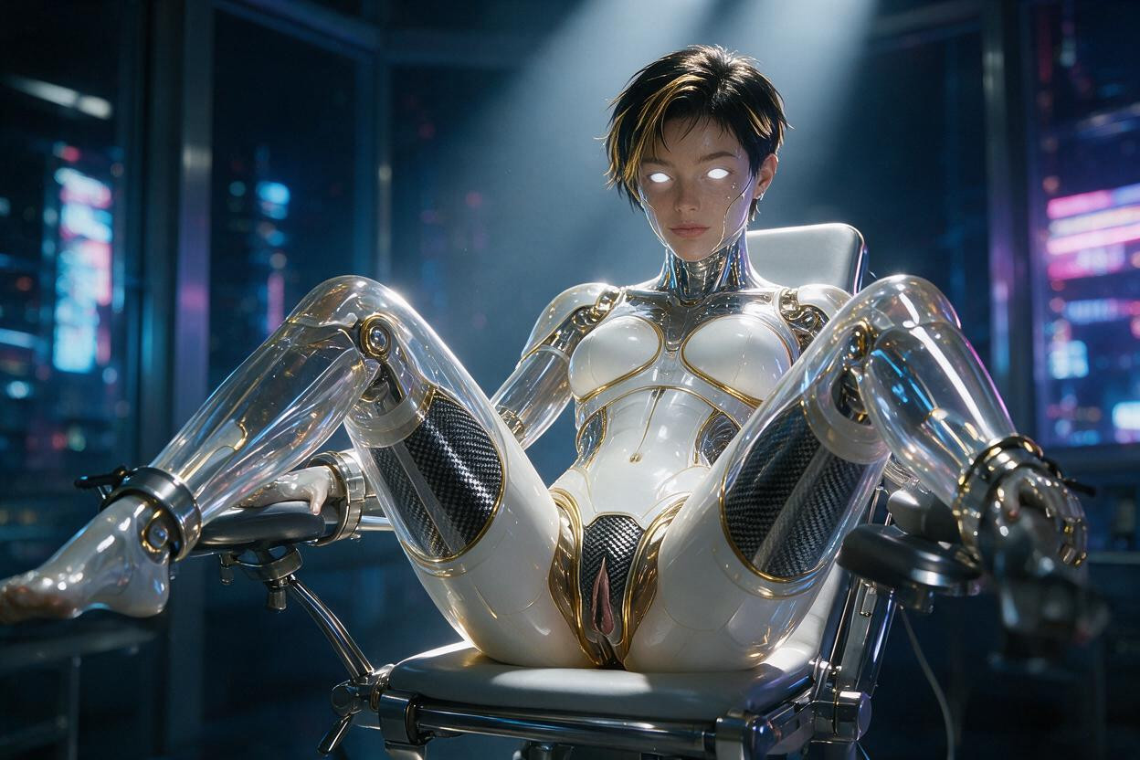Small Breasts, White And Gold, Pixie Hair AI Porn