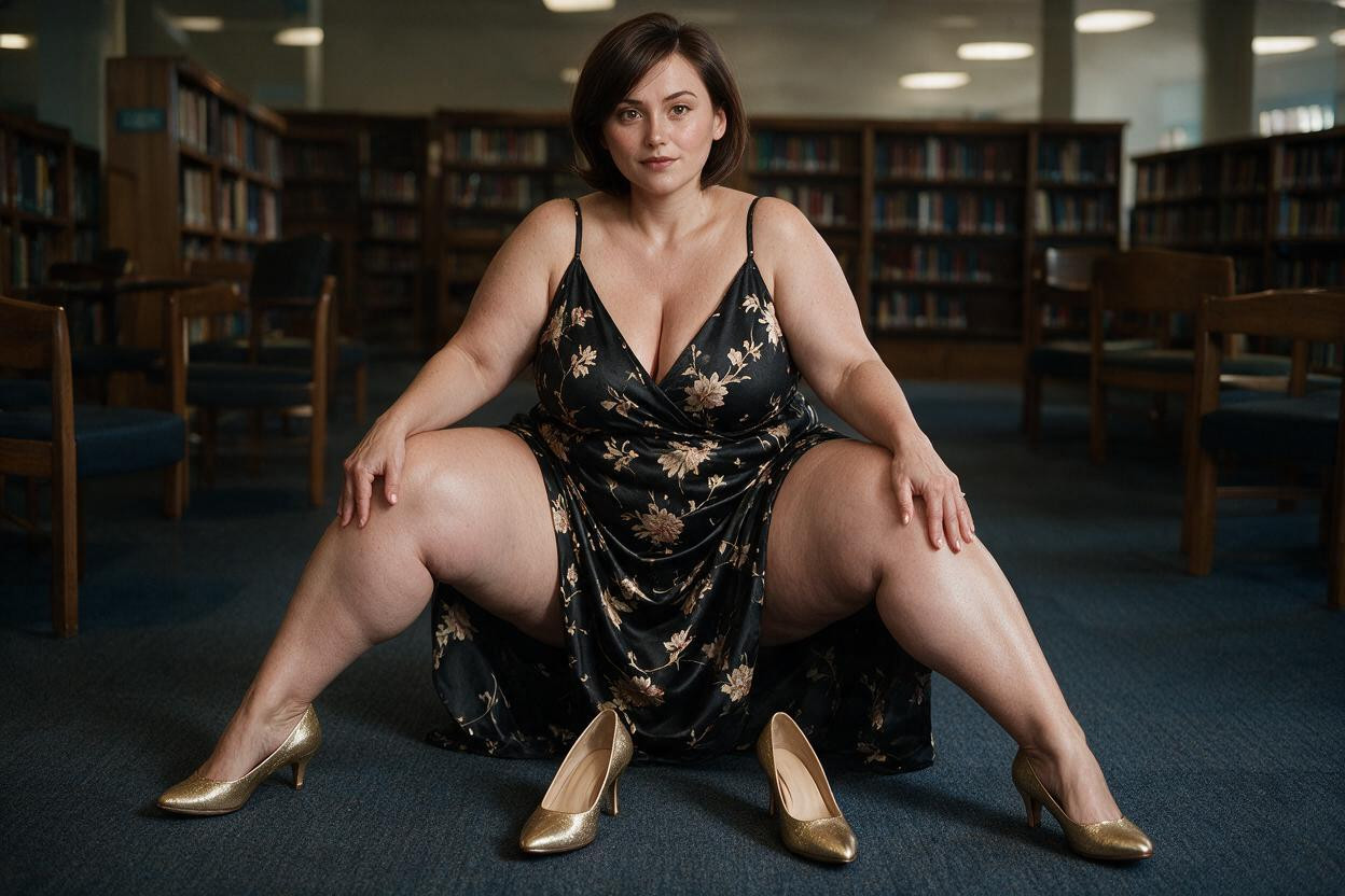 Thick Thighs, Mirando Al Espectador, Saggy Breasts Porno IA