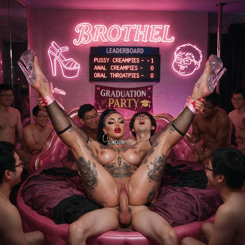 Woman Has Extra Large Bimbo Hoop Earrings, One Character Is A Milf, Kink Taboo Porno IA