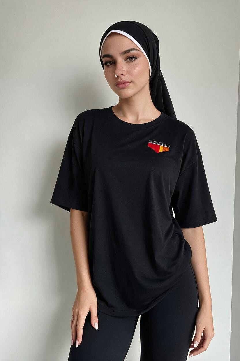 Visible Neck, No Hijab Around Neck Porno IA