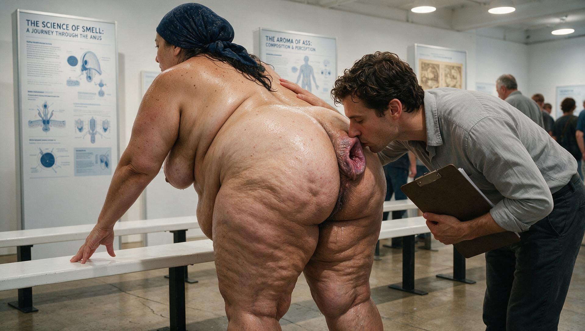 Hyper Detailed Inner Knee, Extremely Fat Inner Thighs, Gigantic Ass AI Porn