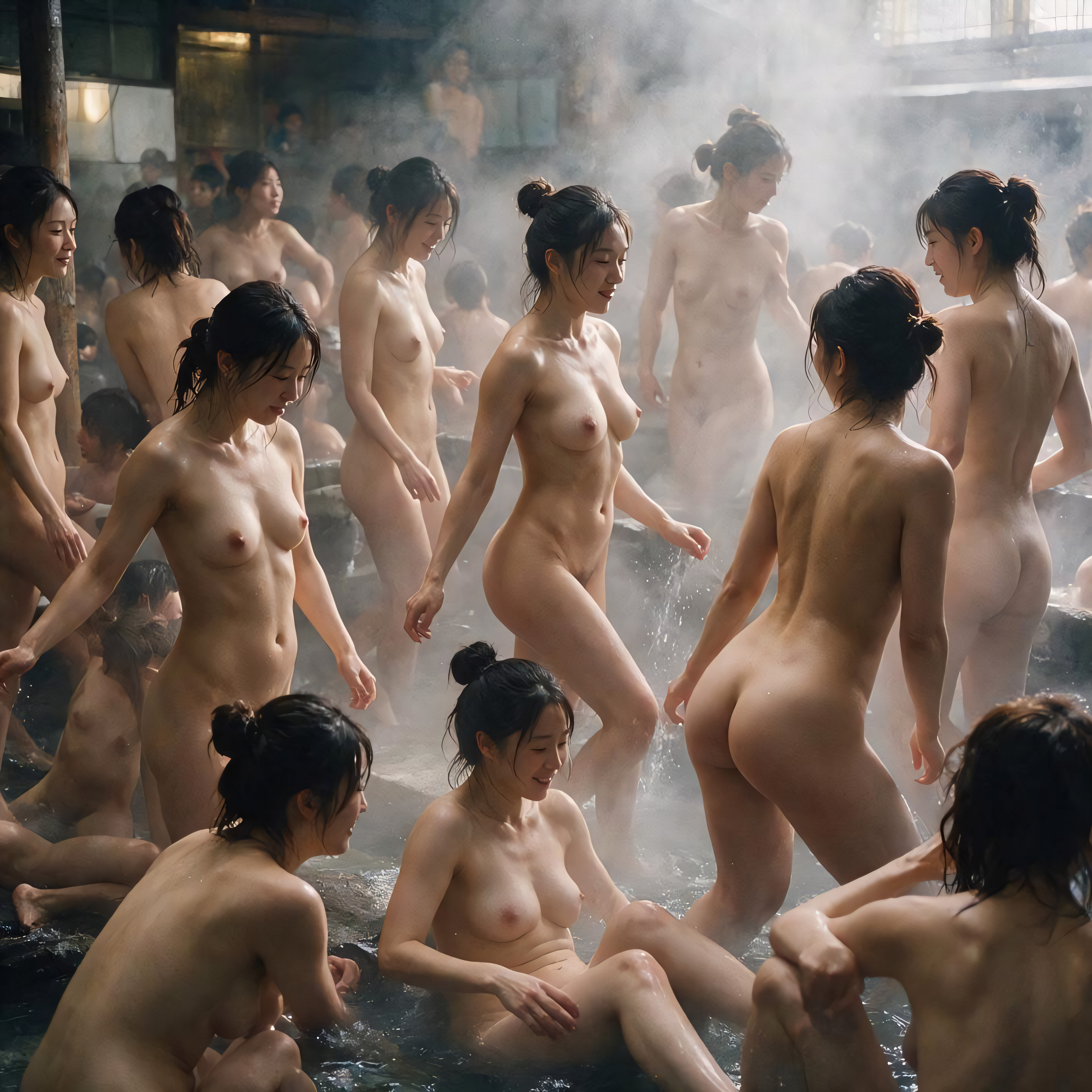 And Overlapping Activity, Asian, Soft AI Porn
