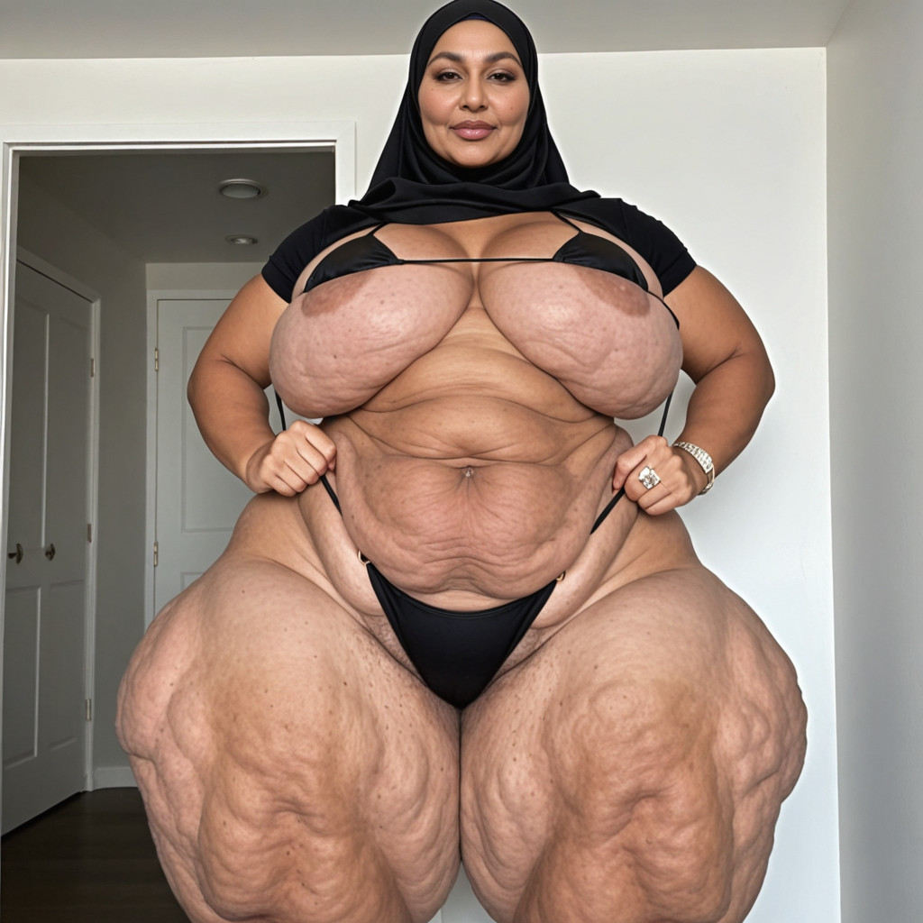 Hyper Fat Folds, Cellulite All Over Body, Bulging Stomach Porno IA