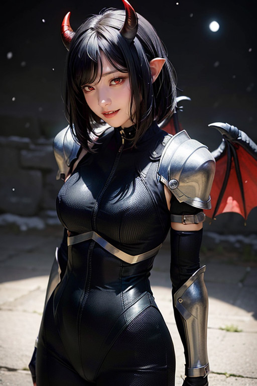 Blue Light, Pale Moonlight, Succubus AI 야짤